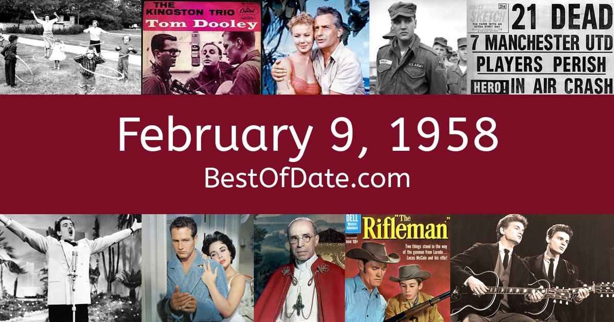 February 9, 1958 Facts, Nostalgia, and News