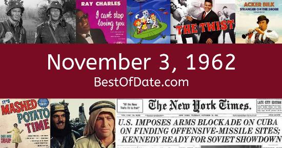November 3rd, 1962