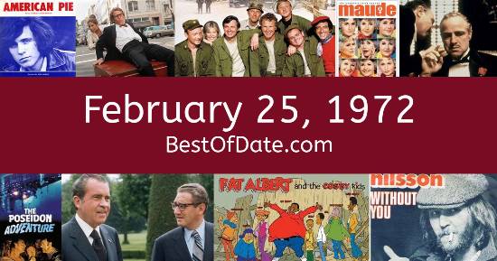 February 25, 1972