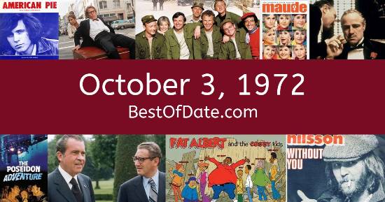 October 3, 1972: Facts, Nostalgia, and News