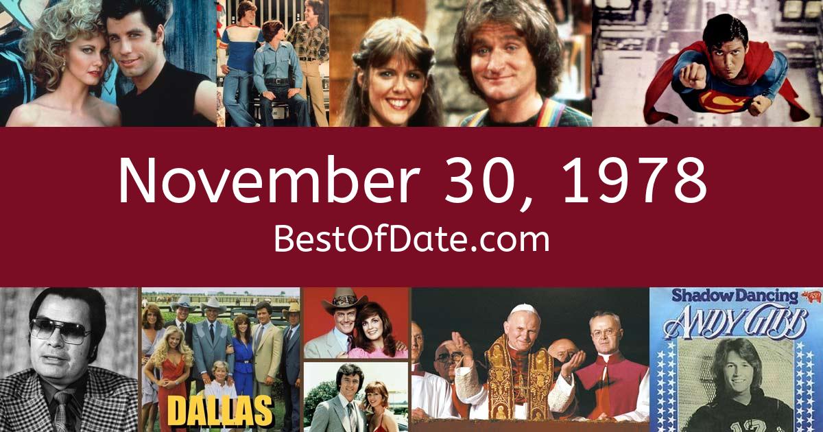 November 30, 1978: Facts, Nostalgia, and News