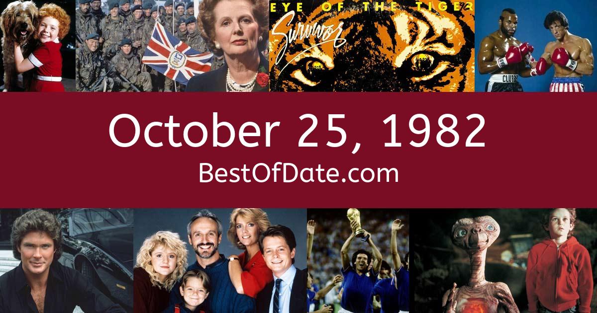 October 25, 1982: Facts, Nostalgia, and News