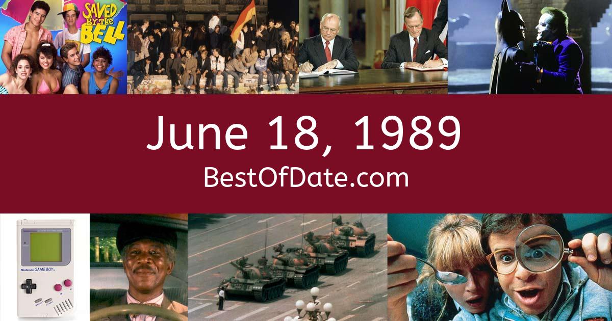 June 18th, 1989 - Facts, Nostalgia and Events