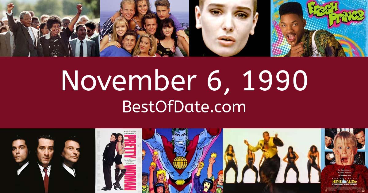 November 6th 1990 Facts Nostalgia And Events