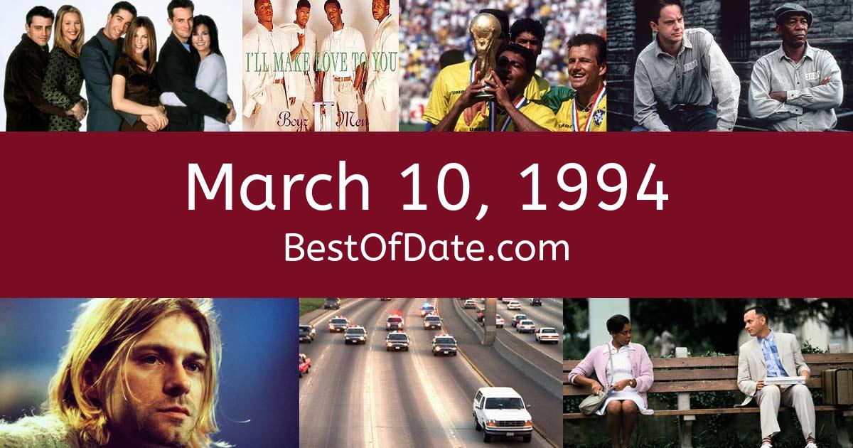 March 10, 1994: Facts, Nostalgia, and News