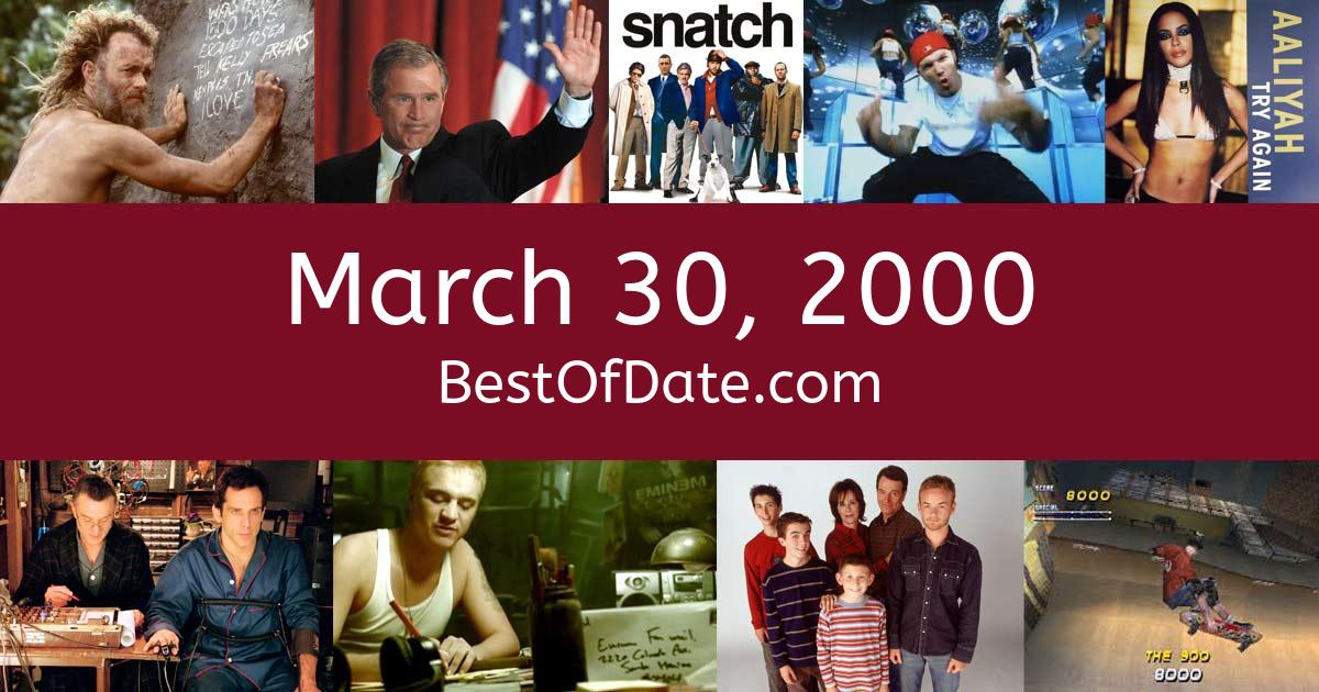 March 30, 2000 Facts, Nostalgia, and News