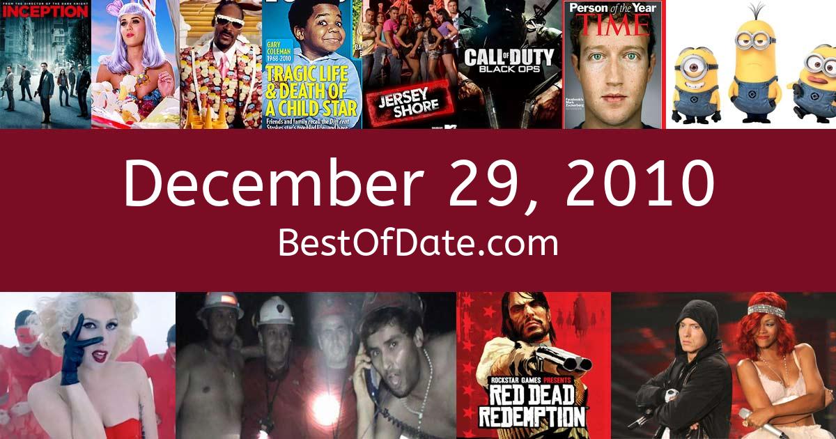 December 29th, 2010 - Facts, Nostalgia and Events!