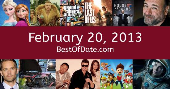 February 20, 2013