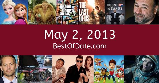 May 2, 2013