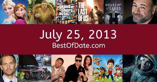 July 25, 2013
