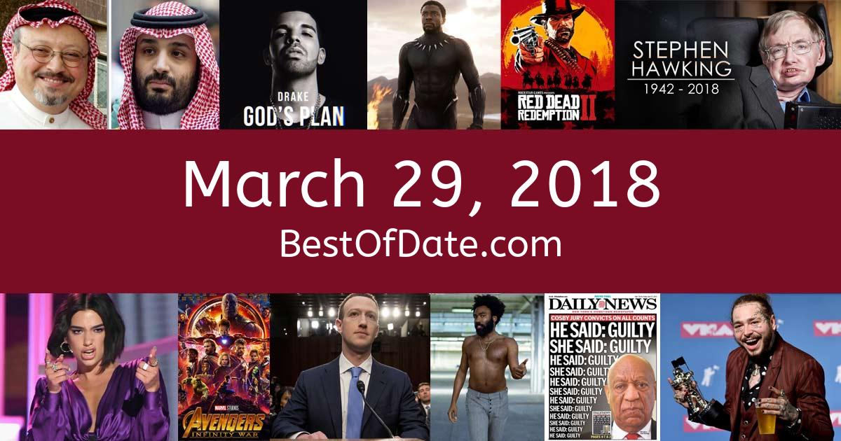 March 29, 2018: Facts, Nostalgia, and News