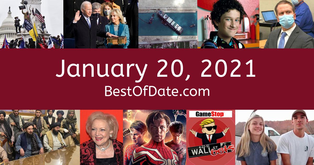 January 20th, 2021 - Facts, Nostalgia and Events