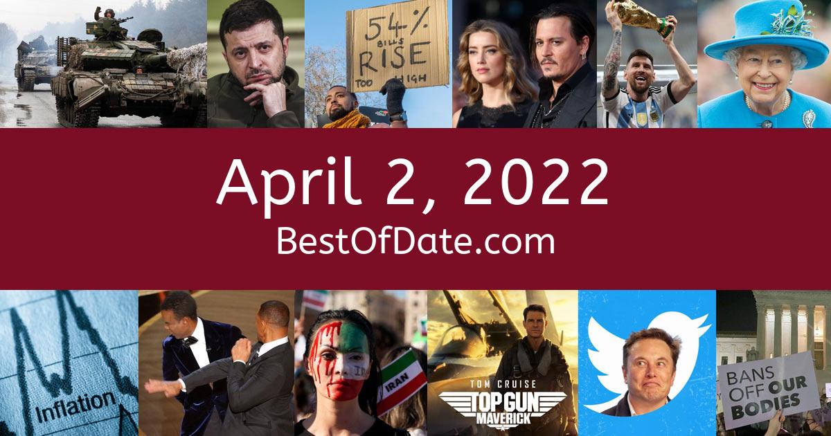 April 2nd, 2022 - Facts, Statistics and Events!