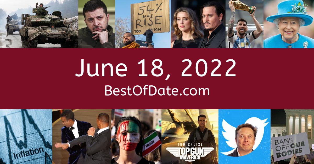 18 June 2022: History, News, Top Tweets, Social Media & Day Info - IN