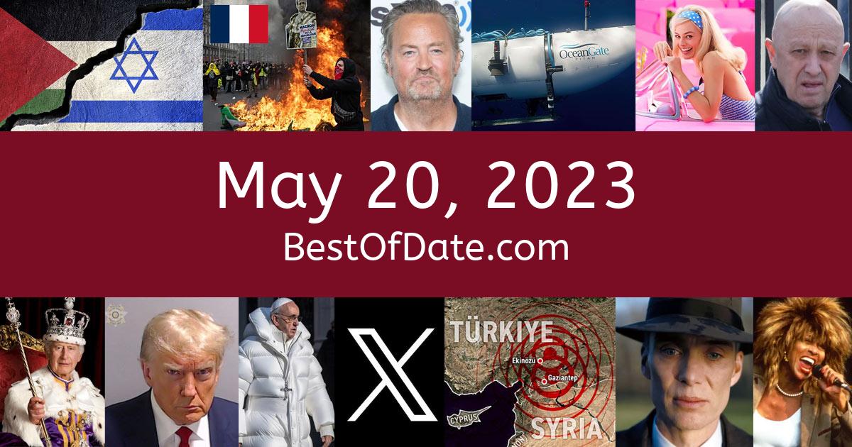 May 20, 2023 Facts, Nostalgia, and News