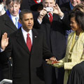 Obama starts his second term.