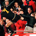 Eric Cantona's kung-fu kick.