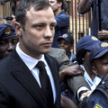 Oscar Pistorius murders his girlfriend.