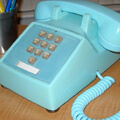 The push-button telephone.
