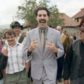 Borat is playing in theaters.