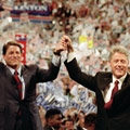 Bill Clinton wins the 1992 United States presidential election.