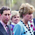 Prince Charles and Lady Diana announce that they are separating.