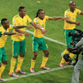 The 2010 FIFA World Cup is taking place in South Africa.