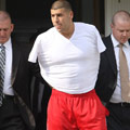 Aaron Hernandez is charged with murder.