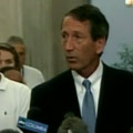 South Carolina governor Mark Sanford goes missing.