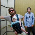 The Hangover is playing in movie theaters.