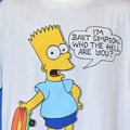 Bart Simpson t-shirts.