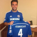 Cesc Fabregas signs for Chelsea.