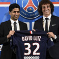 David Luiz joins Paris Saint-Germain.