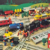 The Lego train set